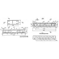 Плиты перекрытий многопустотные П 72-15-6 к7т-1