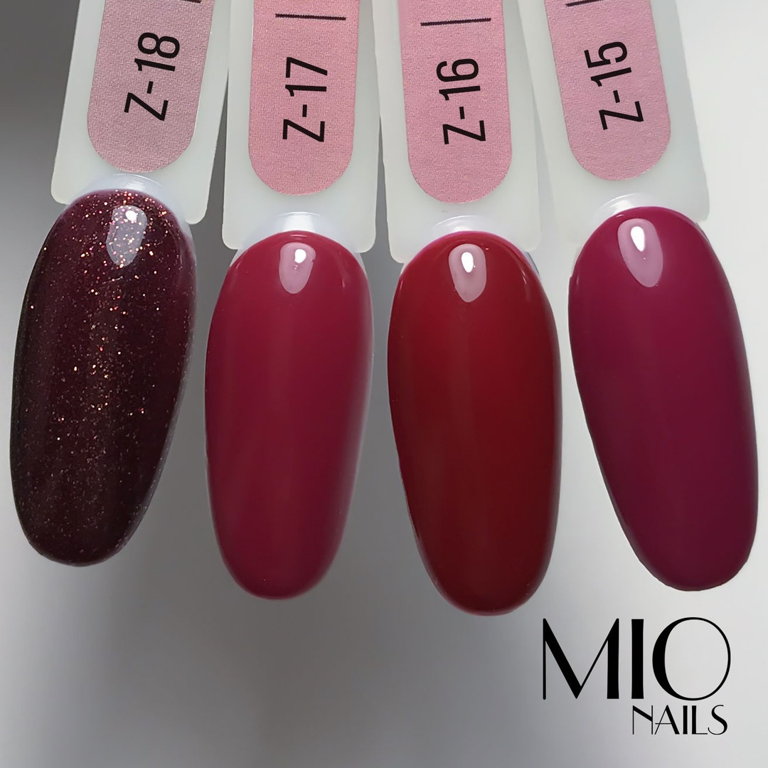 Гель-лак MIO nails, Z-16. Бургундское вино, 8 мл