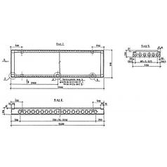 Плиты перекрытия многопустотные ПК 60-12-2,6-8 АтV