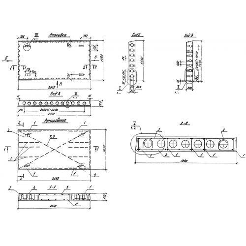 Плиты перекрытия многопустотные ПК 27-15-10 АIII-1