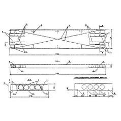 Плиты перекрытия многопустотные ПК 60-12-8 АтVтс (1.090.1-7с)