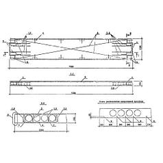 Плиты перекрытия многопустотные ПК 72-12-8 АтVтс (1.090.1-7с)