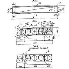 Плиты перекрытия многопустотные ПК 23-10-4 ВрIт с9а (1.141.1-29с)