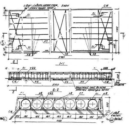Плиты перекрытия многопустотные ПК 16-58-15 п ВрII, фото 2