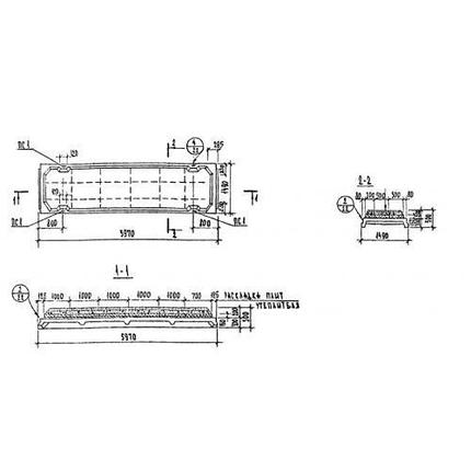 Плиты покрытий КП АIIIв 1-1,5-6 М150 (Шифр 912), фото 2