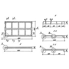 Плиты ребристые П 1-1 АтIVсл