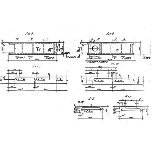 Плиты ребристые 2П 1-4 АтVскт-3 п