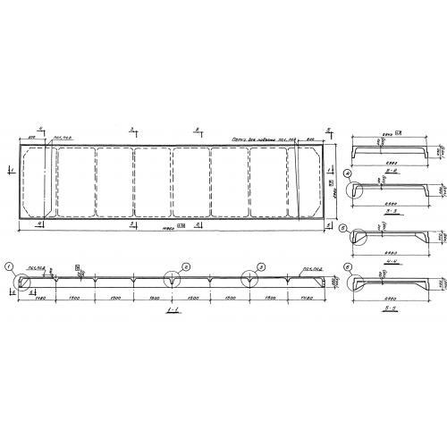 Плиты ребристые П IАтIV-3