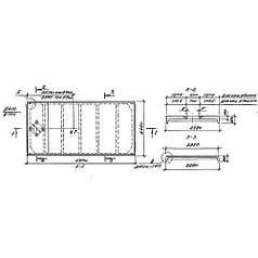Плиты ребристые 3ПВ 6-2 АтV л-4*