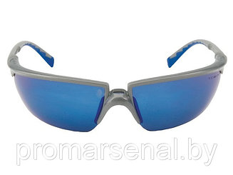 Очки защитные открытые 3M SOLUS (Зеркальная синяя линза)