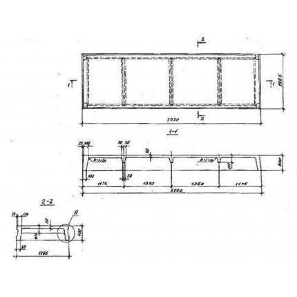 Плиты ребристые ИП 2-5-1, фото 2