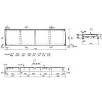 Плиты ребристые П 1-8 АIV (ИИ 24-11)
