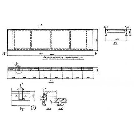 Плиты ребристые ИП 5 с-2-1 (ИИС 24-2/73), фото 2