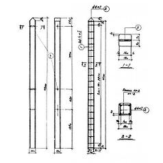 Столбы бетонные СТ 2