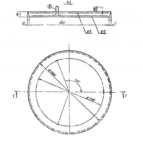 Днища колодцев ПД 20-1