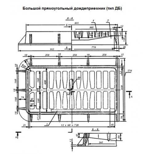 Дождеприемники ДБ