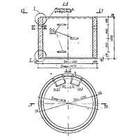 Кольца колодцев сетновые К 12,5-10 и (ПС 334)