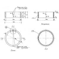 Кольца колодцев сетновые КС 15-6 (ГОСТ 8020-90)