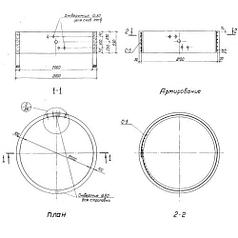 Кольца колодцев сетновые КС 20-6 (ГОСТ 8020-90)