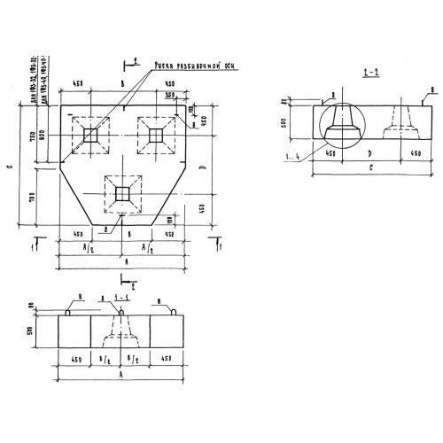 Ростверки 1Ф 3-40 (1.220.1-3м)