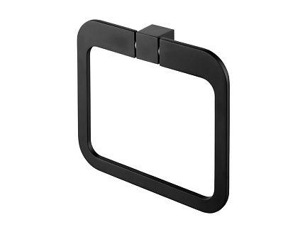 Вешалка для полотенца овальная FUTURA BLACK 02969