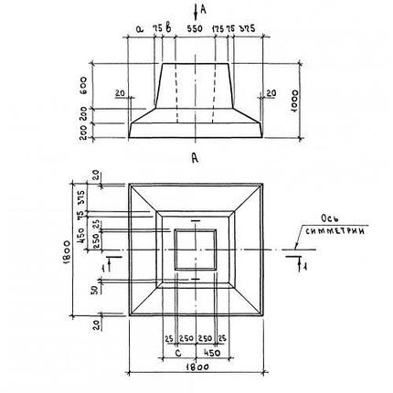 Фундаменты 4Ф 18-18-2 (1.812.1-1/92), фото 2
