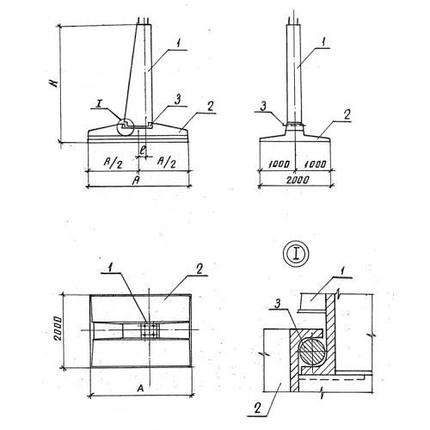 Фундаменты Ф 2-3,0 А, фото 2