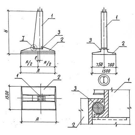Фундаменты Ф 1,5-1-2, фото 2