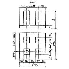 Фундаменты ФС 2-30