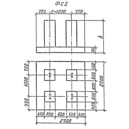 Фундаменты ФС 2-30, фото 2