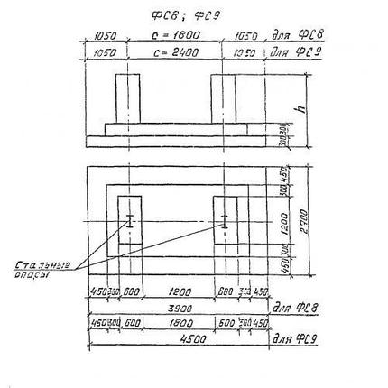 Фундаменты ФС 9-30, фото 2