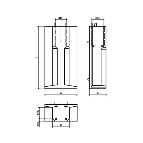 Фундаменты 3ФА (ГОСТ Р 54272-2010)