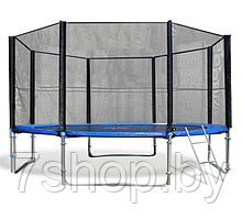 Батут с защитной сеткой и лестницей Trampoline Fitness 14FT- Extreme 427 см