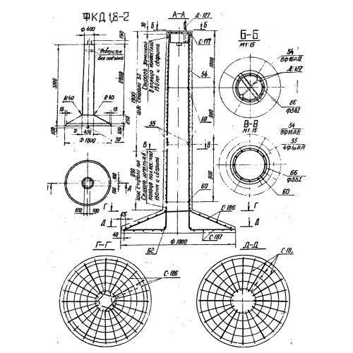 Фундаменты ФКД 1,8-2