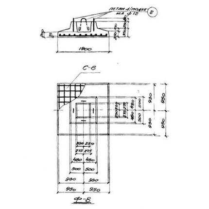 Фундаменты Ф 8 (ОФ 01-01), фото 2