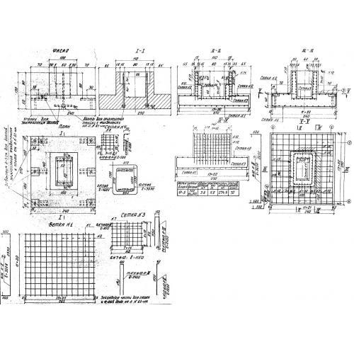 Фундаменты Ф 5 (ТП 501-166)