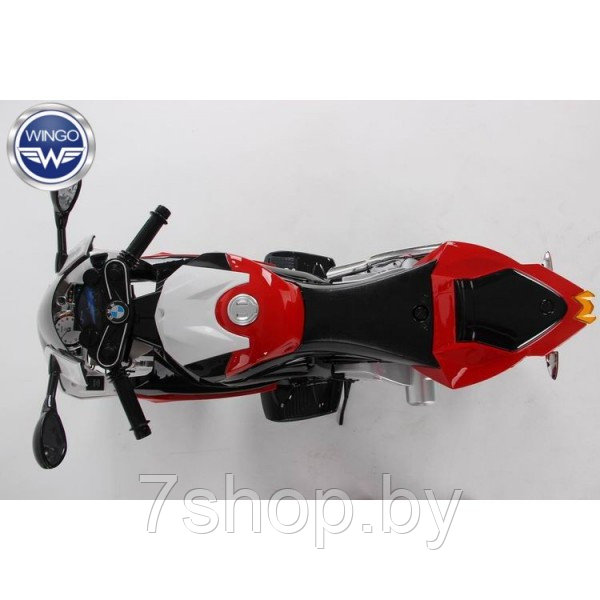 Детский электромотоцикл WINGO BMW S1000RR (Лицензионная модель) красный - фото 2 - id-p98058679