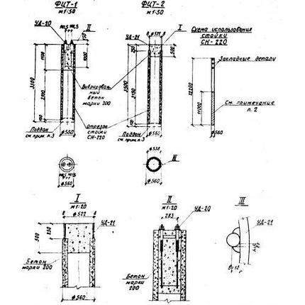 Фундаменты ФЦТ 1 (3.407-40/70), фото 2