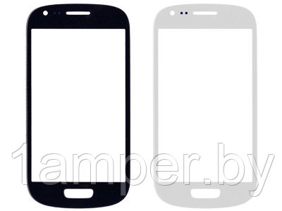 Стекло экрана Samsung Galaxy S3 mini I8190 Синее