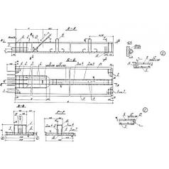 Элементы железобетонные 1ВЭО 70-6