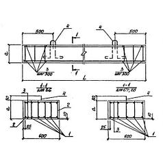 Балки для узлов трасс каналов Б 8 б