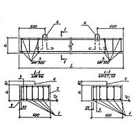 Балки для узлов трасс каналов Б 8 оц