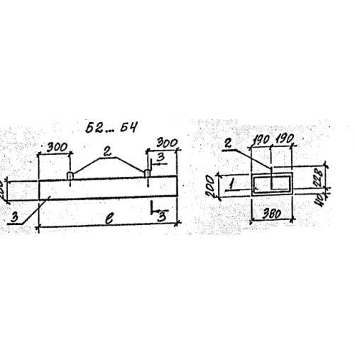 Балки перекрытия каналов Б 3 и