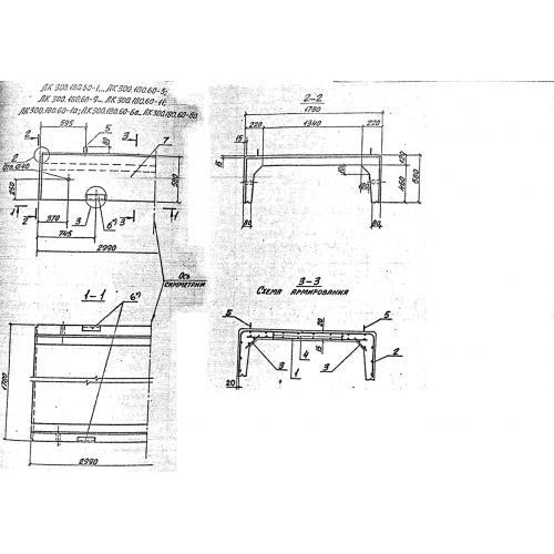 Лотки каналов ЛК 300-180-60-1