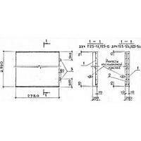 Плиты перекрытия лотков П 25-15 а