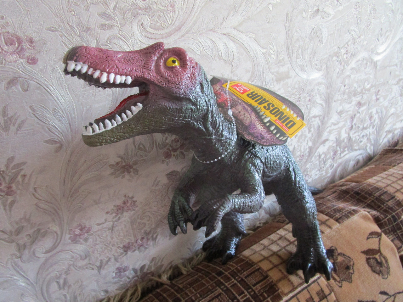 Резиновый динозавр 60см Dinosaur (звуковые эффекты) - фото 3 - id-p98085454