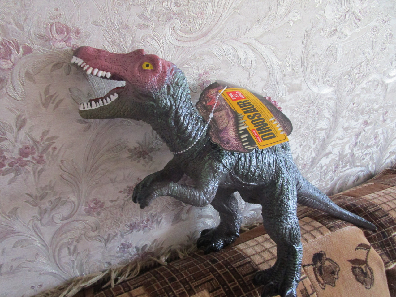 Резиновый динозавр 60см Dinosaur (звуковые эффекты) - фото 5 - id-p98085454