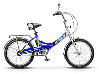 Велосипед подростковый STELS Pilot-430 20" Серебристый/синий