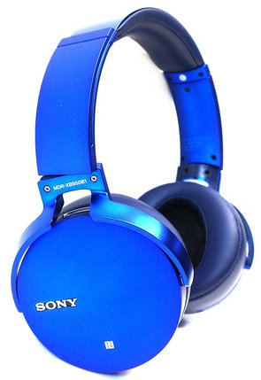 Беспроводные наушники Sony MDR-XB950BT (FM Radio/MP3), синие, фото 2