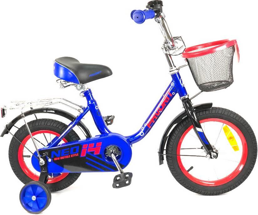 Велосипед детский двухколесный Favorit Neo 14" (синий, 2019) - фото 1 - id-p98131581